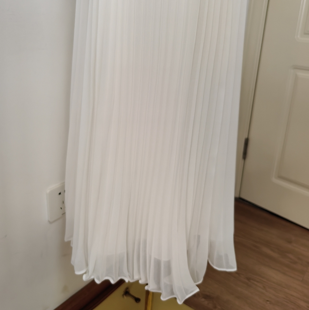 Self-Portrait Navy Taffeta Midi Dress - Picture 13 of 16